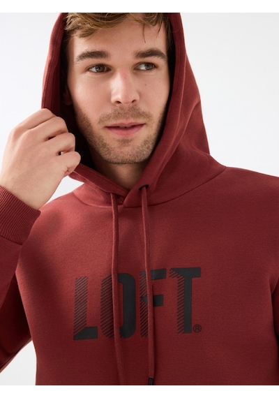 Regular Fit Erkek Sweatshirt Turuncu