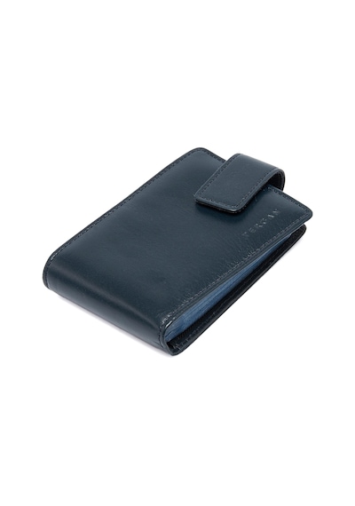 Tergan Lacivert Deri Unisex Kredi Kartlık 1512H86