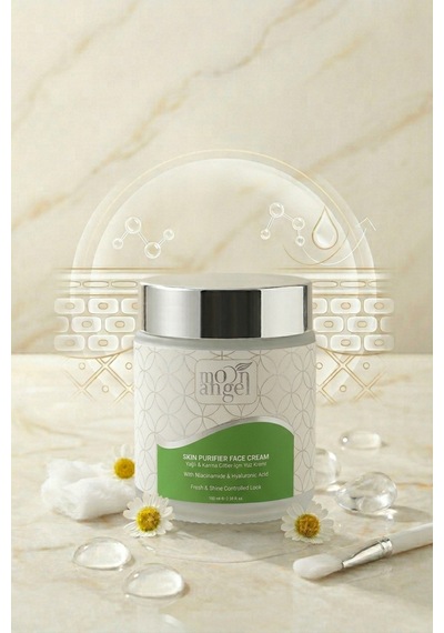 Skın Purifier Krem Karma Ve Yağlı Ciltler İçin Yağ Dengeleyici Yüz Kremi Niacinamide & Hyaluronic Acid 100 Ml