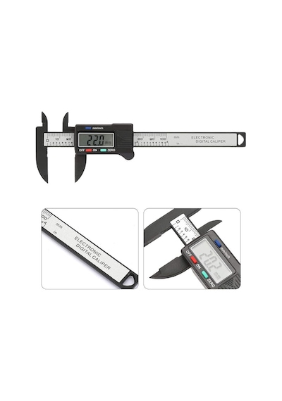 0-100mm Dijital Kumpas Elektronik Lcd Ekranlı Hassas Ölçüm Aleti Takı Ve Dıy İçin