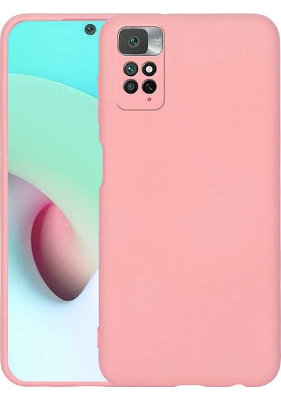 Kilifone - Xiaomi Uyumlu Redmi Note 11s Global - Kılıf İçi Kadife Koruyucu Mara Lansman Kapak - Pembe Açık