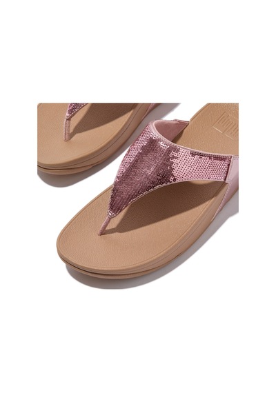 B50 Metallic Soft Blush Terlik Kadın Diğer Jf3-090 /675 /b50 Fitflop Lulu Sequin Toe-post Pembe