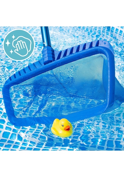 Amapool Havuz Kepçesi Deluxe Dip Kepçesi Ø 28 Mm Derin İnce Gözenekli Ağ İle Derin Kepçe, Ekstra Dayanıkl