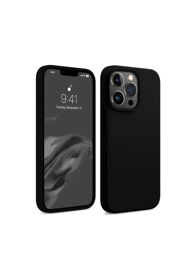 Bix İphone 15 Pro Silikon Kılıf Magsafe Uyumlu Güçlü Koruma Darbe Emici Siyah