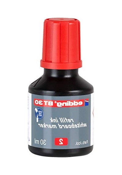Yedek Mürekkep - Beyaz Yazı Tahtası Kalemleri İçin Kırmızı 30ml 0 Blender