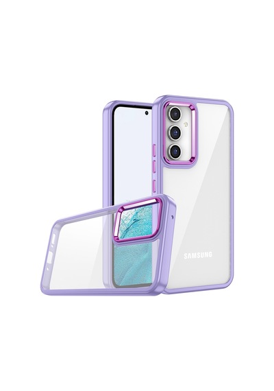 Galaxy A14 Kılıf Zore Flora Buton,Kenar Çevresi Renkli Kılıf