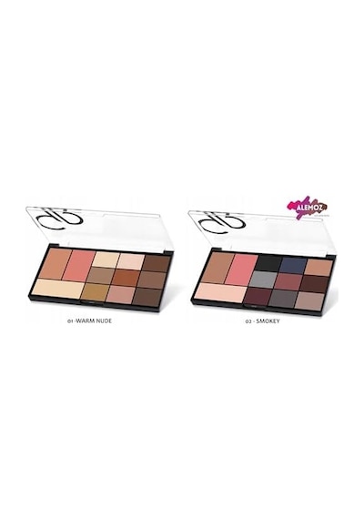 City Style Face & Eye No: 01 Warm Nude - Allık, Bronzer, Aydınlatıcı Ve 9&apos Lu Far Paleti 0