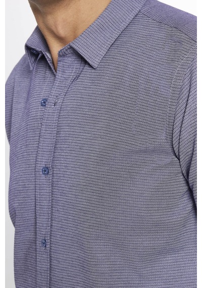 Tudors Erkek Modern Slim Fit Dar Kesim Uzun Kollu Pamuklu Kolay Ütü Armürlü Mavi Gömlek-31490-mavi Mavi Tudors Erkek Modern Slim Fit Dar Kesim Uzun Kollu Pamuklu Kolay Ütü Armürlü Mavi Gömlek-31490-mavi Mavi