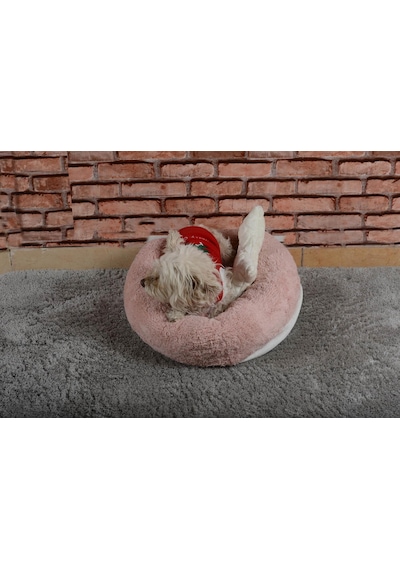 Cookie Pet Sherpa Polar Yıkanabilir Yuvarlak Köpek Kedi Yatağı 60 CM