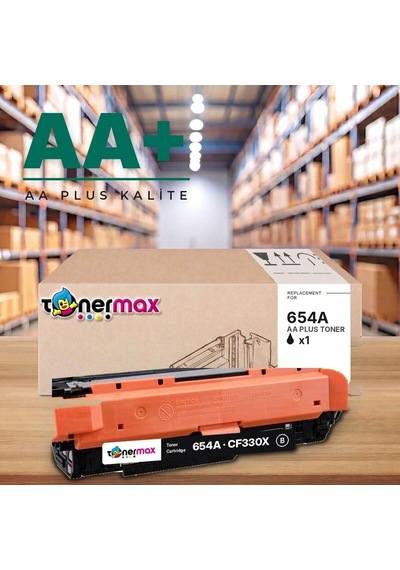 Hp 654a Cf330x Siyah Uyumlu Toner Aa Plus / Color Laserjet Enterprise M651