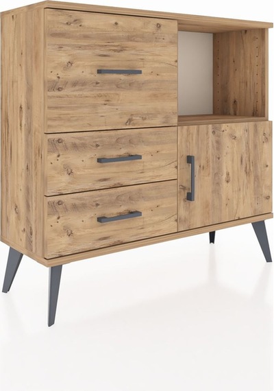 Arges Şifonyer Tek Raflı 3 Çekmeceli Tek Kapaklı 88x30x80 Çam-çam Çam Arges Şifonyer Tek Raflı 3 Çekmeceli Tek Kapaklı 88x30x80 Çam-çam Çam