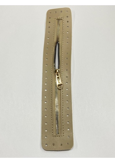Karantuhafiye Derili Fermuar / Çanta Fermuarı / Kapak Fermuar 30 Cm Kapiçino Kapiçino Çok Renkli