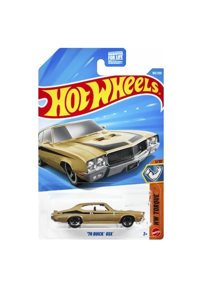 Hot Wheels Tekli Arabalar 70 Buick Gsx - Jjk23 Kısa Kart Çok Renkli