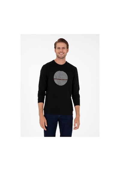 Pierre Cardin Siyah Regular Fit Sweatshirt 1941532