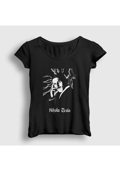 Noıssey Kadın Siyah Electric Current Scientist T-shirt 332229tt