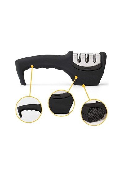 3 Açılı Elmas Seramik Tungsten Ergonomik Profesyonel Bıçak Bileyici Çelik El Bıçakları Bileme