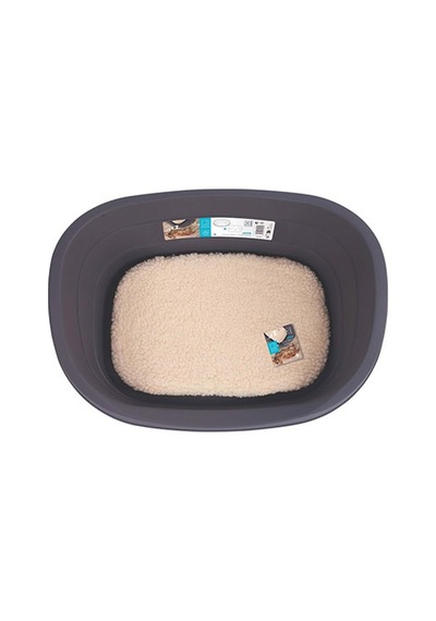 M-pets Java Plastik Minderli Köpek Yatağı Medium 61x41x23 Cm 244-54007.02