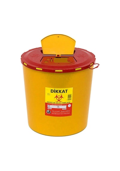 Sos Tedarik Tıbbi Atık Kovası 10 Lt 10 Adet Çok Renkli