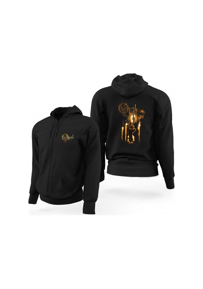 Opeth Ghost Reveries Siyah Fermuarlı Limited Edition Kapşonlu Sweatshirt Siyah