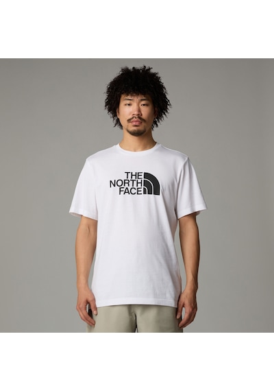 The North Face M Ss Easy Tee Erkek Tişört Nf0a8a6cfn41 Nf0a8a6cfn41 Bey Beyaz
