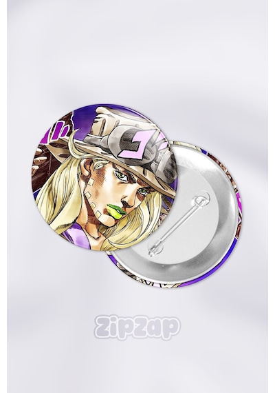 Steel Ball Run Jojo Anime Animasyon Çanta Rozet İğneli Buton Rozet Seti 1 Adet Tekli
