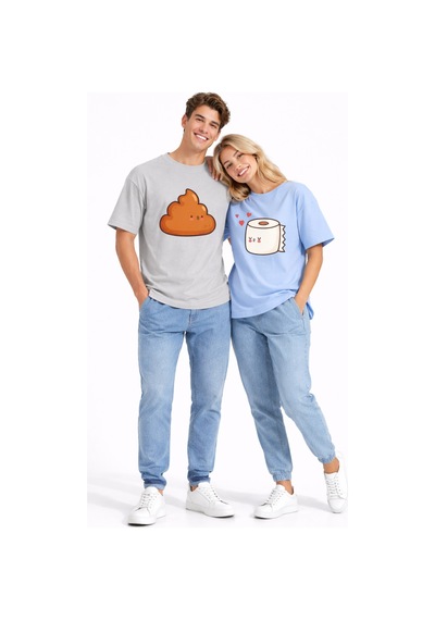 Nevermınd Sevgili Kombini Eğlenceli Baskılı Çift Tişört Oversize Unisex Partner Tişört 2 Li Set Antrasit Antrasit Nevermınd Sevgili Kombini Eğlenceli Baskılı Çift Tişört Oversize Unisex Partner Tişört 2 Li Set Antrasit Antrasit