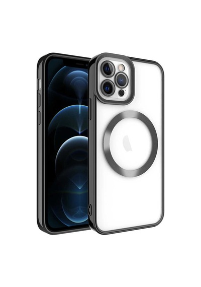 Apple Uyumlu iPhone 11 Pro Kılıf Magsafe Zore Setro Silikon Kılıf