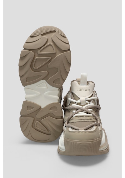 Lufian Kate Kadın Sneaker Ayakkabı Bej Bej 122230015100550 Bej