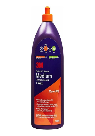 3m Wax İnce Pasta 1/2 L 36105 Tekne Karavan