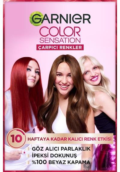 Çarpıcı Renkler, 7.40 Tarçın Bakır, Kalıcı Krem Saç Boyası, Demikit