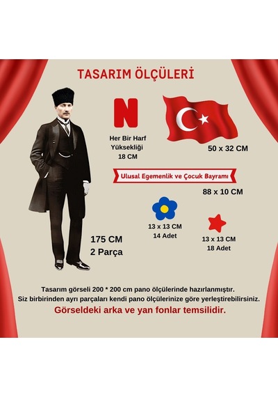 23 Nisan Hatırası Pano Süsü
