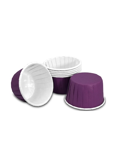 Kafem Mat Mor Muffin Kek Kapsülü 50li X 5 Paket - K13 Mor