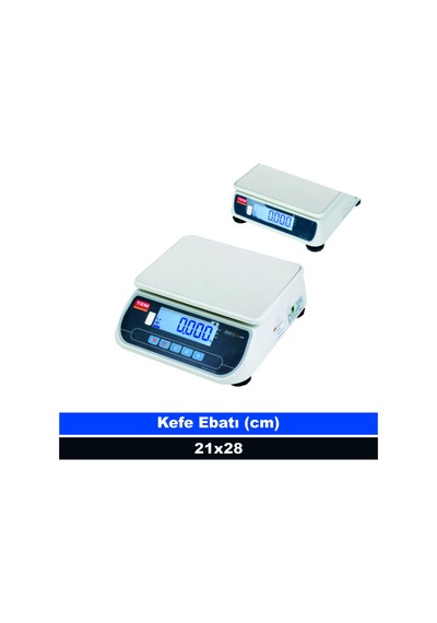 Tem Srp 15 Kg 2 Gr Tartım Terazisi Çift Ekran Onaylı