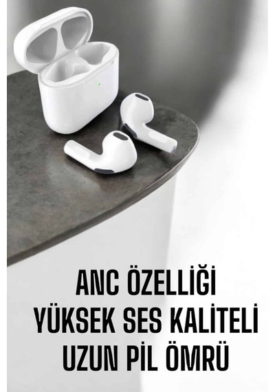 Yeni Nesil Pro Bluetooth Kulaklık Uzun Pil Ömrü Beyaz - Diğer