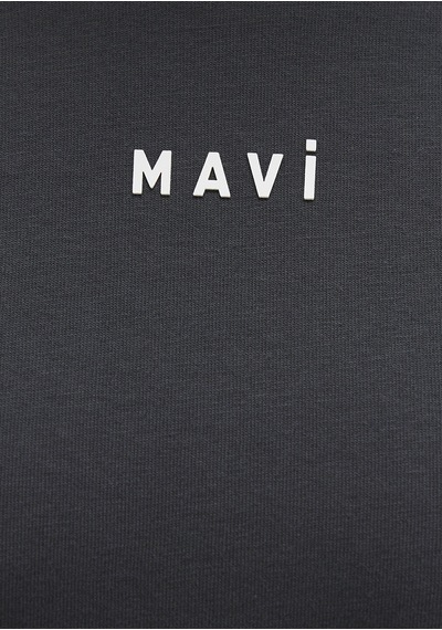 Mavi - Mavi Logo Baskılı Antrasit Tişört 1612518-70087 Antrasit