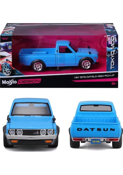 Maisto 1973 Datsun 620 Pickup Mavi 1/24 32528