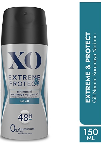 3 Adet Xo Deodorant Erkek 150ml Extreme Protect