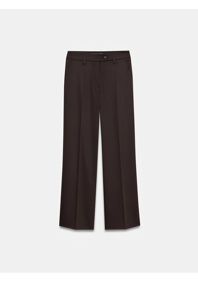 Dilvin 72658 Orta Bel Kumaş Pantolon-kahve