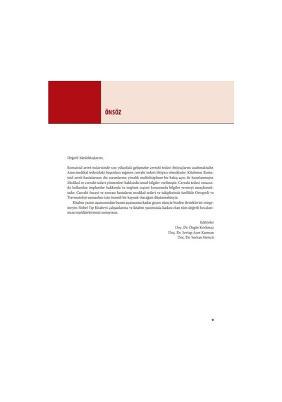 Romatoid Artrit Ve Diz Cerrahisi