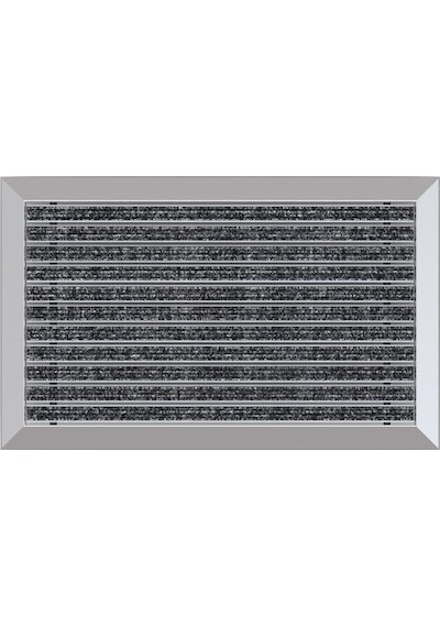 Arfen Halı Üst Yüzeyli Alüminyum Gri Paspas 60 X 120 Cm