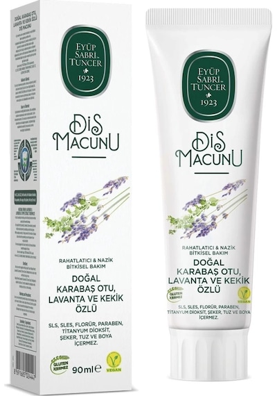 Mey İthalat Doğal Diş Macunu 90 Gr Karabaş Otu & Lavanta Ve Kekik Özlü