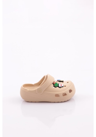 Pienn 42001-001 Eva Patik Çocuk Terlik 42001-001-R0152 Bej