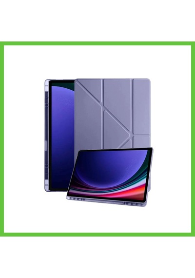 Bezos Samsung Galaxy Tab A11 Kalemlikli Mars Tablet Kılıfı - Lavender Dmc