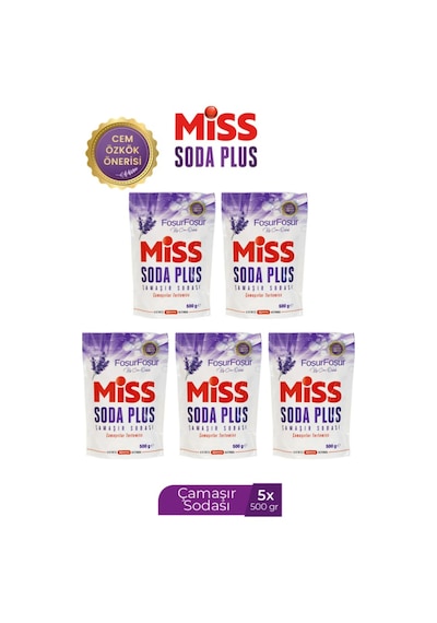 Miss Soda Plus Lavanta Foşur Foşur 5 X 500 Gr