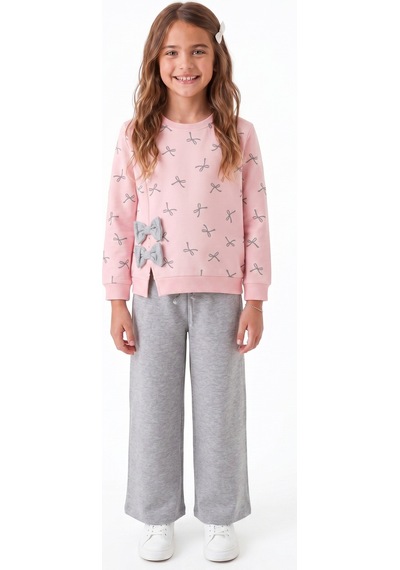 Onloox Kız Çocuk Pembe Kız Çocuk Pembe Pamuklu Bisiklet Yaka Geniş Paça Regular Fiyonk Detaylı Eşofman Takımı 8-9 Yaş Onloox Kız Çocuk Pembe Kız Çocuk Pembe Pamuklu Bisiklet Yaka Geniş Paça Regular Fiyonk Detaylı Eşofman Takımı 8-9 Yaş