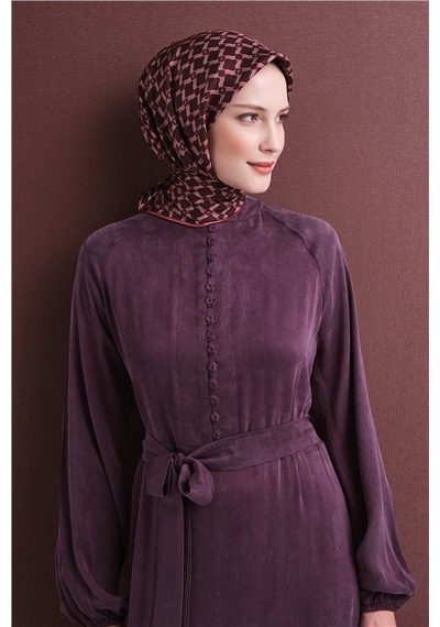 Armine Saf İpek Twill Eşarp 9636d 80 Açık Mavi
