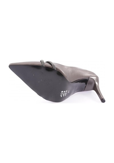 Dgn Kn-02-23y Kadin Silver Taşli Bantli Abiye Ayakkabi KN-02-1563-R1385