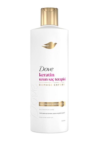 2 Adet Dove Saç Bakım Kremi Keratin Uzun Saç Terapisi 350 Ml
