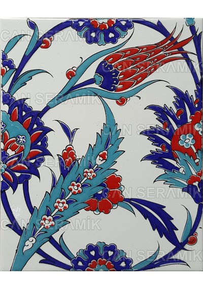 Can Seramik – 20x25 Cm. Cç-313 İznik Çini Karo 5' Li 1 Paket