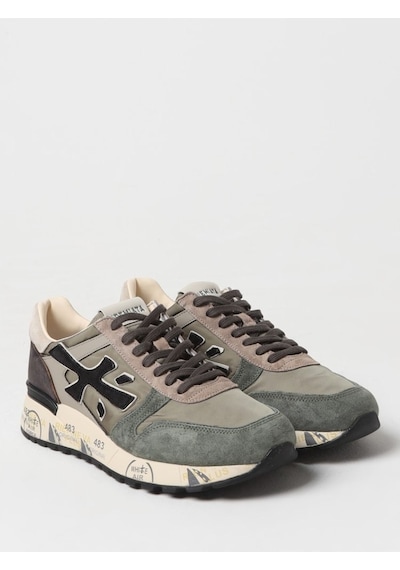 Premiata Erkek Sneakers Mick 6870 Gri - Kahverengi
